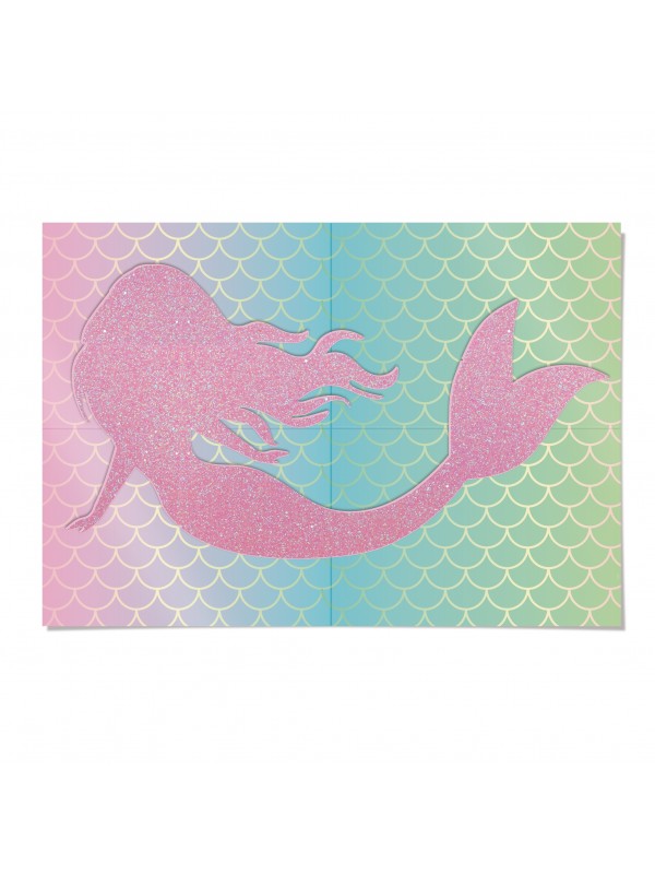 Painel com Aplique Sereia 04 placas
